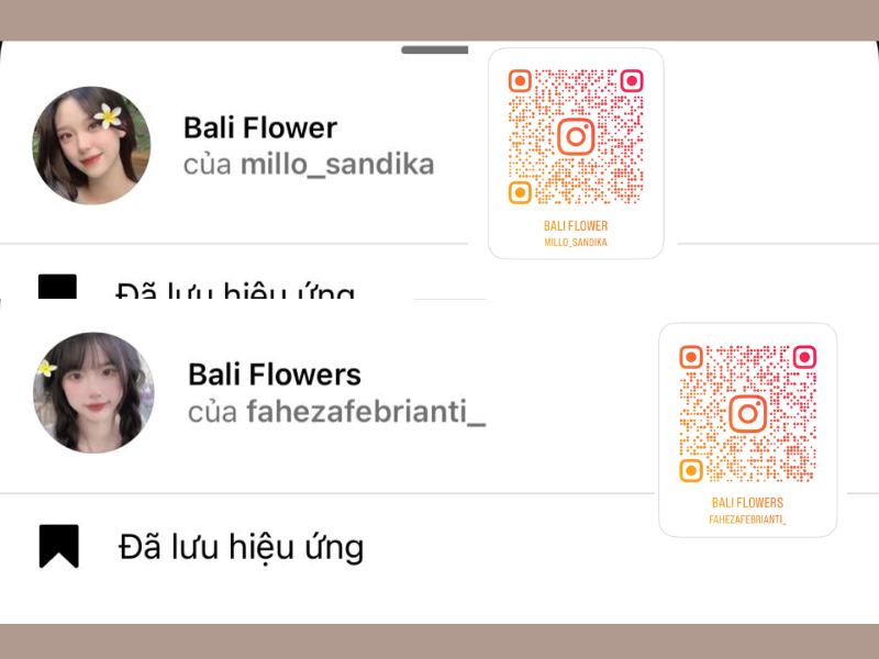Hiệu ứng Bali Flower